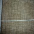 Yves Delorme brown weave effect flat sheet